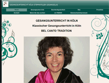 Tablet Screenshot of gesangelus.net